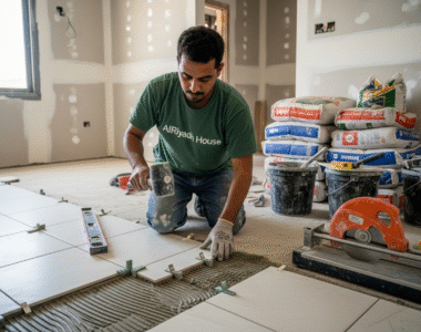 تركيب البلاط